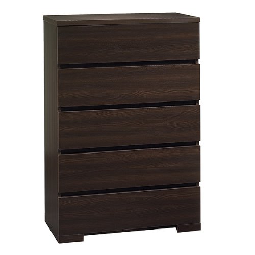Kitchen: Raphael 5 Drawer Chest   Mocha