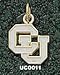 Univ Of Colorado Cu 1/2 Charm/Pendant -14K/10K, Stainless Steel or Gold Plated