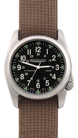 Bertucci A-4T Vintage 44 Yankee Black Dial Men’s watch #13407