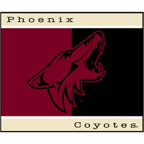 Buy NHL Hockey Phoenix Coyotes 60X50 All-Star Blanket Throw - Fan Shop Sports Merchandise by Biederlack