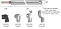 CRL 18" Standard Duty Window Balances Red Bushing (must be ordered with one of four clips)