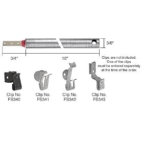 C.R. LAURENCE FR1820 CRL 18" Standard Duty Window Balances Red Bushing