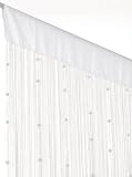 Perlen Fadenvorhang Helena 90 x 250 cm, Farbe:wei�