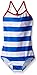 Kanu Surf Big Girls Layla One Piece Swimsuit, Blue, 7