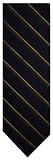 Men's Tommy Hilfiger Neck Tie 100% Silk Navy/Gray/Gold Blend