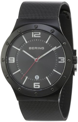 Bering Classic - Reloj analógico de caballero de cuarzo con correa de acero inoxidable negra - sumergible a 50 metros Bering Classic - Reloj analógico de caballero de cuarzo con correa de acero inoxidable negra - sumergible a 50 metros
