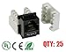 iMBAPrice Black Cat5e RJ45 Punch Down Keystone Jack, 25 Pack, (IMBA-C5KSPD-BK-25PK)