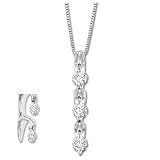14K White or Yellow Gold Shimmering Diamond Pendant - 1.00 Ct.