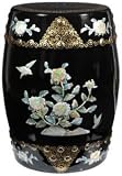 Fine Quality Asian Oriental Decor - 18" Ming Chinese Lacquered Porcelain Decorative Garden Stools - 3 Designs
