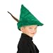 Kid's Peter Pan kelly green Hat