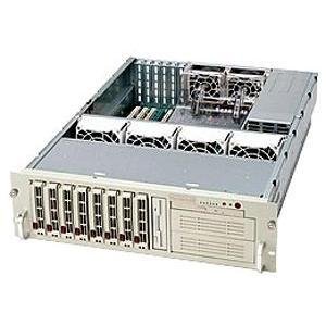 SUPERMICRO SC832S-R760 e.ATX Beige 3U RM Chassis 760W(2+1 380W)EPS12V 8 SCA System Cabinet