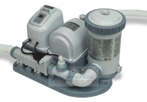Intex 2000 gph Water Filtration Pool Pump with Built-in Chlorine Generator