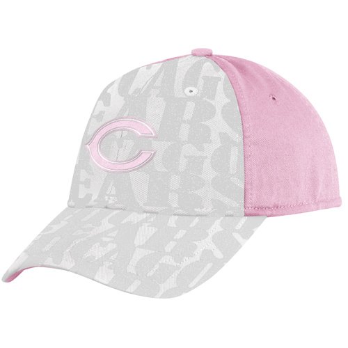 Reebok Chicago Bears Ladies Pink/White Sparkle Adjustable Slouch Hat