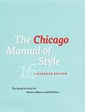 The Chicago Manual of Style, 16th Edition