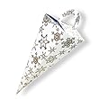 Gold Snowflakes - Icicle Shaped Favor Boxes (set of 6)