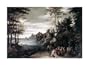 Christ and the Canaanite Woman by Jan Bruegel. Size 21.75 inches width by 14.84 inches height. High Quality Art Poster Print