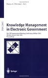 Knowledge Management in Electronic Government: 4th IFIP International Working Conference, KMGov 2003, Rhodes, Greece, May 26-28, 2003, Proceedings (Lecture ... Lecture Notes in Artificial Intelligence)