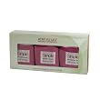 Simple by Bebe Au Lait Organic Burp Cloth Set 3-Pack, Raspberry