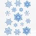 Snowflake Window Clings