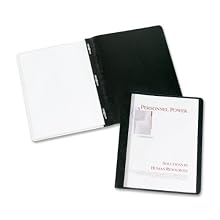 Avery Durable Clear Front Report Covers, Black, 25 per box (47960)