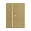 Puro- Funda booklet gold ipad ii/newipad soporte/on off puro