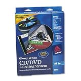AVERY-DENNISON Cd dvd design kit with 30 glossy labels and 8... by Avery