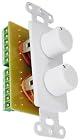 PyleHome PVCD15 In-Wall Two Speaker Dual Knob Independent Volume Control