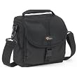 Lowepro Rezo 160 Shoulder Bag For Digital SLR & 1-2 Lenses for Canon 550D, 500D, 1000D, Nikon D3000, Samsung NX10, PL1, Panasonic G2,  Sony Alpha A450 - Black Series - Black