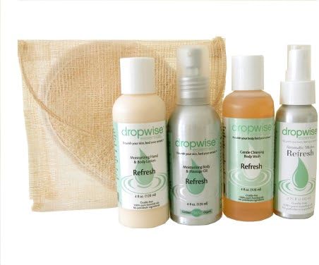 Dropwise Essentials Aromatherapy Deluxe Spa Gift Set made with Essential Oils & Organic Ingredients