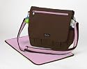 Silver Line Fling Baby Diaper Bag - Chocolate/Pink Lemonade