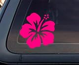 Hibiscus Flower PINK Car Decal / Sticker