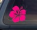 Hibiscus Flower PINK Car Decal / Sticker