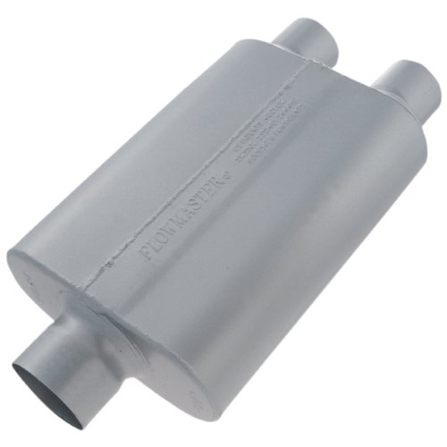 Flowmaster 430402 40 Series Muffler - 3.00 Center IN / 2.50 Dual OUT - Aggressive Sound Flowmaster 430402 40 Series Muffler - 3.00 Center IN / 2.50 Dual OUT - Aggressive Sound