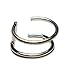 Double Ring Sterling Silver Ear Cuff