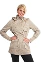 "VILA" DAMEN PARKA AUS BAUMWOLLE, BEIGE