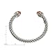 Sterling Silver Twisted Cuff Bracelet, 6