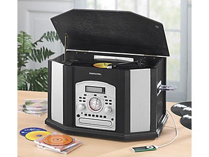 Lp To Cd Recorder Stereo System: Memorex Retro System with CD Recorder