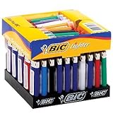 BIC Mini Lighters - Assorted Colors - Sold As 50 Child Resistant Lighters