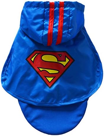 Wingeler Fashion Pet Outdoor Superhero Costume Superman Hoodie Pet Dog clothes