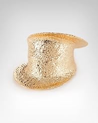 Asymmetric Hammered Cuff Bracelet