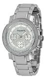 Akribos XXIV Women's AKR440SS Diamond Accented Chrongraph Watch