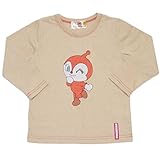 2016年 秋冬 アンパンマン ドキンちゃん バイキンマン クロスステッチ刺しゅう 長袖Ｔシャツ ANPANMAN ベージュドキン◇90cm
