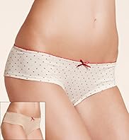 2 Pack Limited Collection Cotton Rich Spotted Shorts