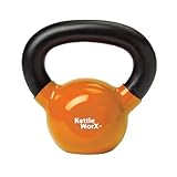 KettleWorx 15-Pound Premium, Vinyl Coated Kettlebell