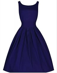 A-line Sleeveless Vintage  Flared-Skirt Tea Length  Ball Gown Evening Dress/Homecoming Dress/Prom Dress/Party Dress/Wedding Dress 