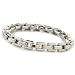 Jewelry : Stainless Steel 9' Men's Oval Box Link Bracelet