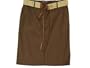 Misses Calvin Klein Belted Pencil Skirt Earth/Beach 14