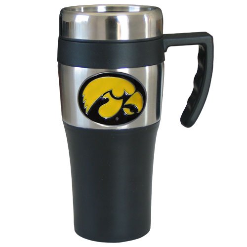 NCAA Iowa Hawkeyes Logo Travel Mug