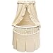 Badger Basket Elite Oval Baby Bassinet, White with Ecru Waffle