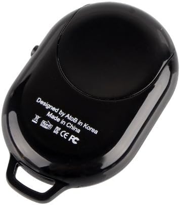 Julytec Bluetooth Wireless Remote Control Camera Shutter Release Self Timer for IOS Android Smartphone Tablet Iphone 5 5s 5c 4s 4, Ipad 5 4 3 Ipad Air Mini, Sony Xperia, HTC New One and X, Samsung Galaxy S3 S4 S5 Note 1 2 3 Galaxay Tab 2 Note8 10.1, Google Nexus 4 5 7 (Black)